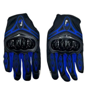 GUANTES - AZUL CON NEGRO Y PROTECTOR EN NUDILLOS WATT60
