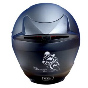 CASCO INTEGRAL XPLOX TALLA L (DOT) - NEGRO MATE CON LUZ