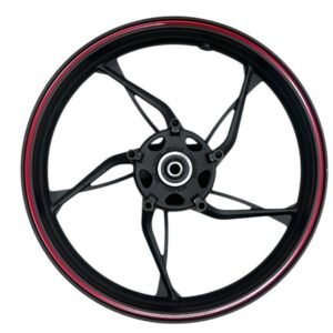 RIN DELANTERO (17) NEGRO CON FILO ROJO (DISCO) - PARA 250Z