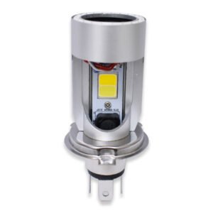FOCO H4 DE LED - CON CIRCULO ILUMINADO EN AZUL W100