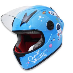 CASCO INTEGRAL PARA NIÑO WLT506 - EN AZUL