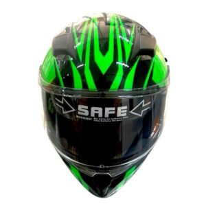 CASCO INTEGRAL WLT108 (DOT) - EN VERDE Y NEGRO