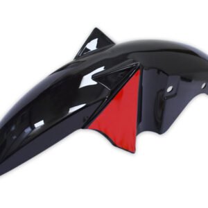 SALPICADERA DELANTERA EN NEGRO CON ROJO - PARA 125Z (2016-22)