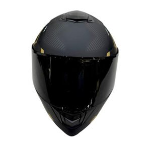 CASCO INTEGRAL SP 102 TALLA M (DOT) - TIPO FIBRA DE CARBON CON DORADO