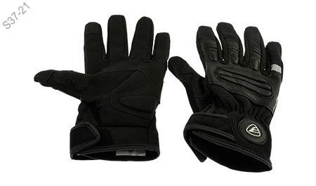GUANTE PIEL NEG C/TOUCH-PROTECTOR TPU M