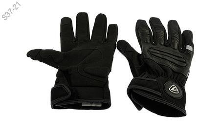 GUANTE PIEL NEG C/TOUCH-PROTECTOR TPU XL