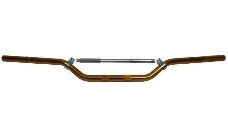 MANUBRIO MOTO ALUMINIO CROSS PASION DORADO