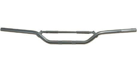 MANUBRIO MOTO ALUMINIO CROSS PASION PLATA