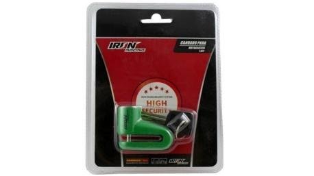 CANDADO SEGURIDAD ANTIRROBO MOTO NEON VERDE