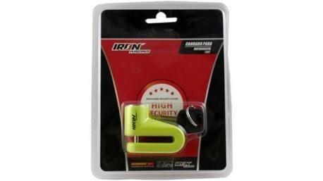 CANDADO SEGURIDAD ANTIRROBO MOTO NEON-AMARILLO