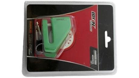 CANDADO SEGURIDAD ANTIRROBO MOTO NEON VERDE