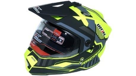 CASCO CROSS IR-802 DOT APOLO NEON VERDE L