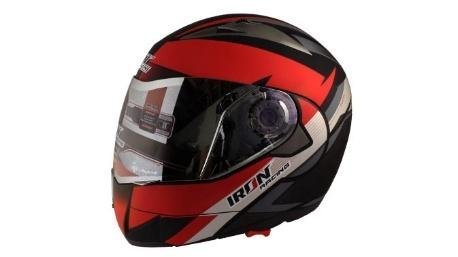 CASCO ABATIBLE IRON RACING IR-105 DOBLE MICA DOT D
