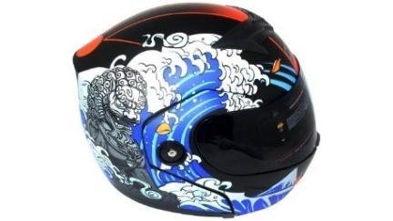 CASCO ABATIBLE DOT M/AHU AZUL-GRIS GUARDIAN M