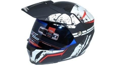 CASCO ABATIBLE CROSS IR-199 GRIS RENO L
