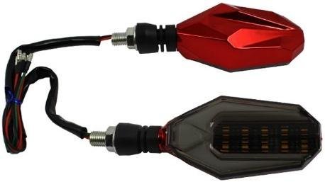 DIRECCIONAL ROJO LED AMARILLO/ AZUL 12V