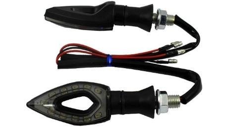 DIRECCIONAL NEGRO LED  AZUL 12V