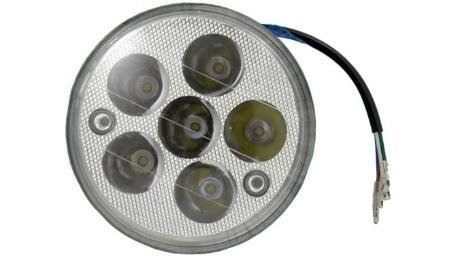 FARO LED P/MOTO REDONDO GRANDE DC 10-95V 25W