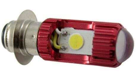 FOCO LED P/MOTO H6 ROJO DC 10-95V 12W