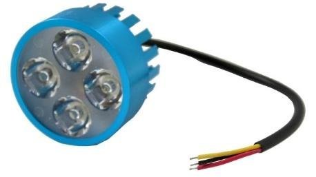 FARO LED P/MOTO CUERPO AZUL 20W