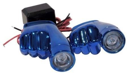 FOCO LED ESTROBO AZUL