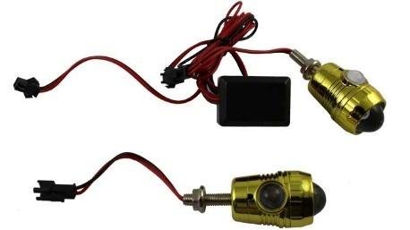 FOCO LED BRILLANTE ESTROBO ORO