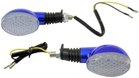 DIRECCIONAL LED BLANCA CUERPO AZUL 12V