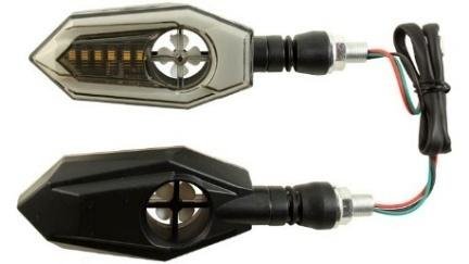DIRECCIONAL LEDS MOTO JGO AZUL AMARILLO