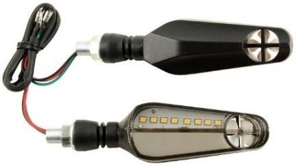 DIRECCIONAL LEDS MOTO JGO AZUL AMARILLO