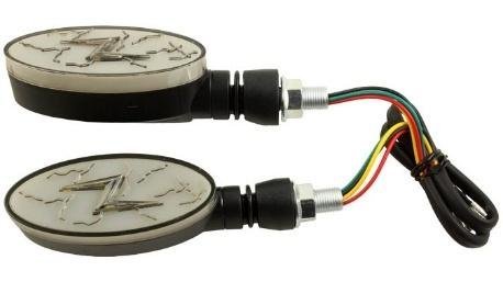 DIRECCIONAL LEDS MOTO JGO AZUL AMARILLO