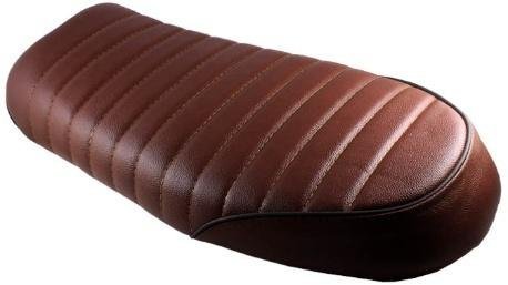 ASIENTO MOTO COMPLETO TRADIC. FLOR MARRON FT125