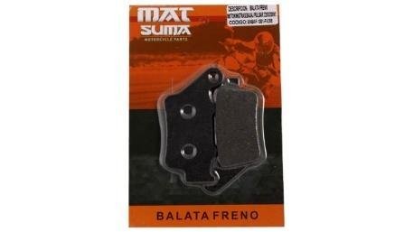 BALATA FRENO MOTOKING TRAS. BAJAJ PULSAR 220S,200N