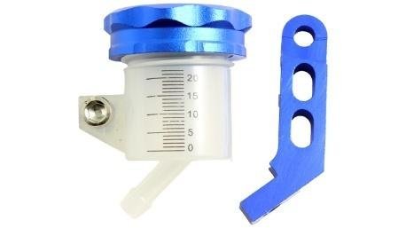 VASO ACEITE BOMBA FRENO MOTO AZUL