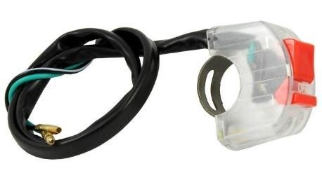 SWITCH UNIV. 2 CABLES TRANSPARENTE PIEZA