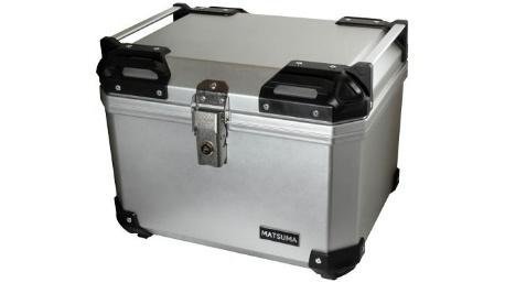 CAJA PORTA-EQUIPAJE PLASTICO 47*42*39CM PLATA 45L