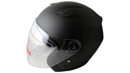 CASCO NEGRO MATE