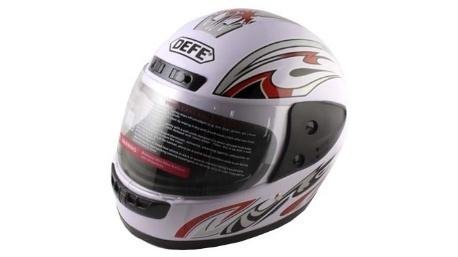 CASCO CERRADO GRAFICO INFANTIL BLANCO M-L