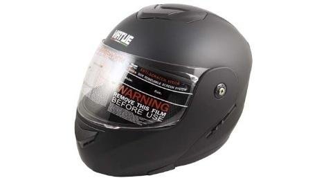 CASCO ABATIBLE DOBLE MICA BLANCO PERLA (XL) DOT