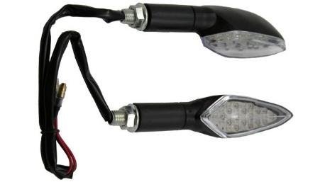 DIRECCIONAL LED NEGRO MATE LUZ AZUL JGO