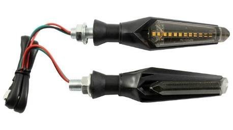 DIRECCIONAL BI-COLOR 12V 3 CABLES AZUL-AMARILLA