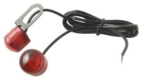 FOCO ESTROBO JGO FLASH LED IR0009 12V LUZ ROJA