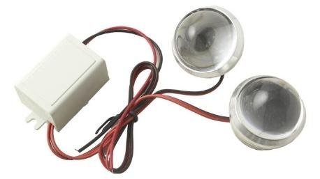 FOCO ESTROBO JGO FLASH LED'S 12V LUZ VERDE