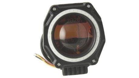 FARO HYPER-LED C/OJO ANGEL AZUL IR-A03 12-80V 20W
