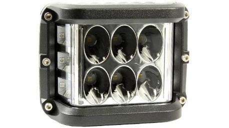FARO HYPERLED IR-Z06 C/ALARMA AZUL 12-80V 20W