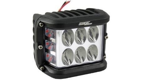 FARO HYPER-LED IR-Z06 C/ALARMA ROJA 12-80V 20W