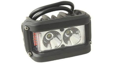 FARO AUX. HYPERLED C/ALARMA LUZ AZUL-ROJO 20W