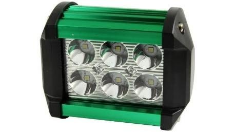 FARO AUX. HYPERLED 18W 6000K 1200LM VERDE