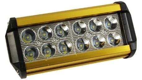FARO AUX HIPERLED 8-80V 36W 2400LM DORADO