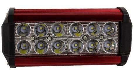 FARO AUX HIPERLED IR-1820 8-80V 36W 2400LM ROJO