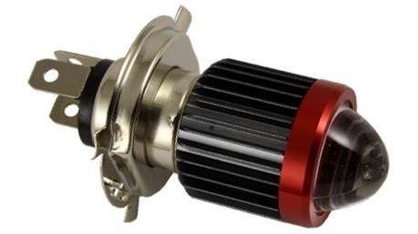 FOCO LED ALUMINIO P/MOTO BA20D 12V 15W 2000LM